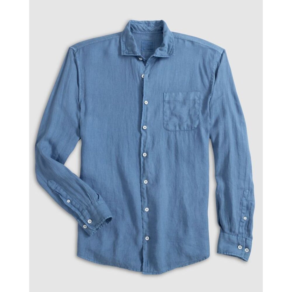 Emory Linen Button Up Shirt, Size: XL